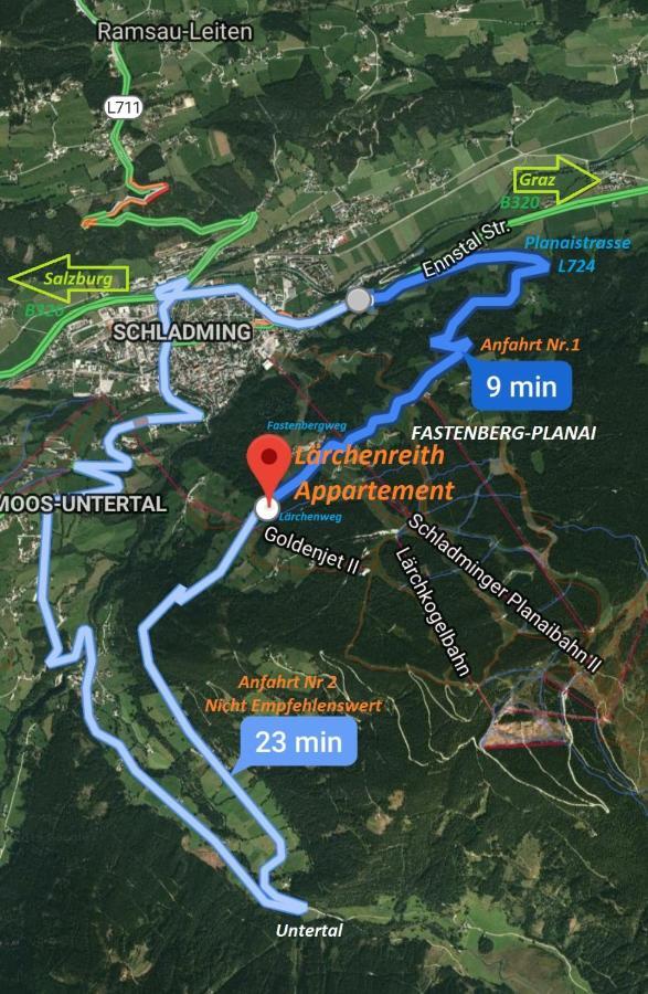 Laerchenreith Appartement 斯拉德明 外观 照片